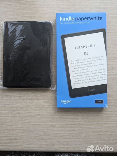 Amazon Kindle Paperwhite (16 гб) + обложка Cobak
