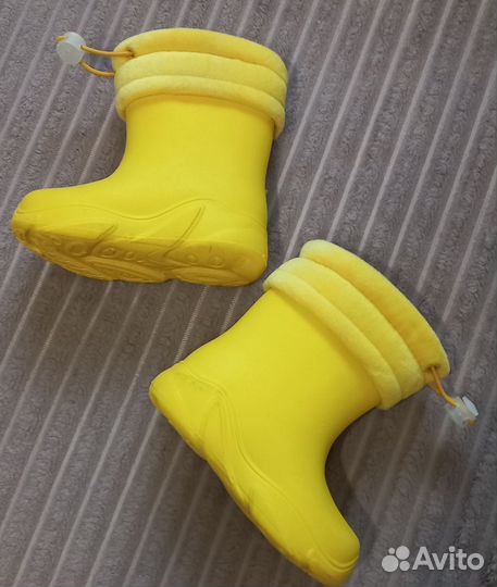Детские резиновые сапоги