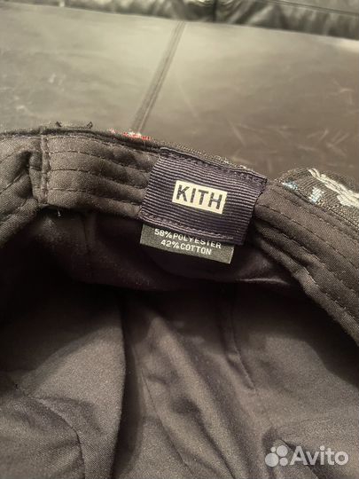 Зимнняя кепка kith пятиманелька с ушами