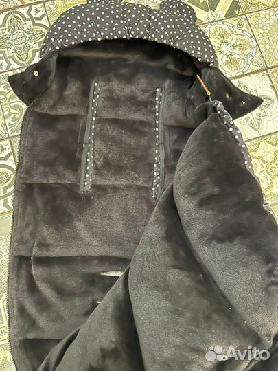 Зимний конверт в коляску