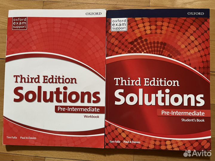 Учебник и рабочая тетрадь Third edition Solutions