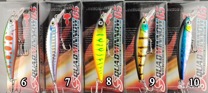 Воблер Jackall Squad Minnow 65SP