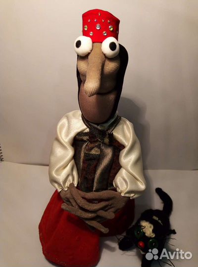 Баба Яга с котом
