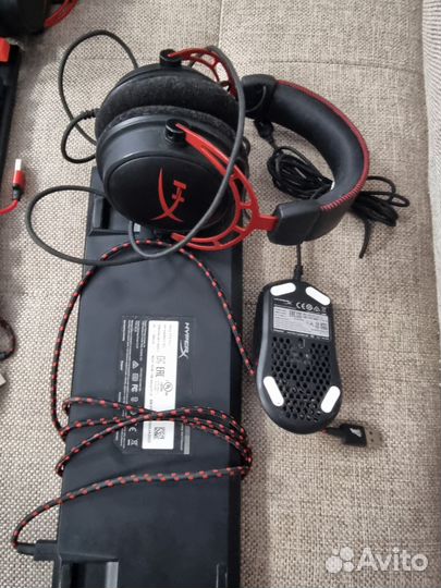 Игровой комплект HyperX - наушники,клава,мышка