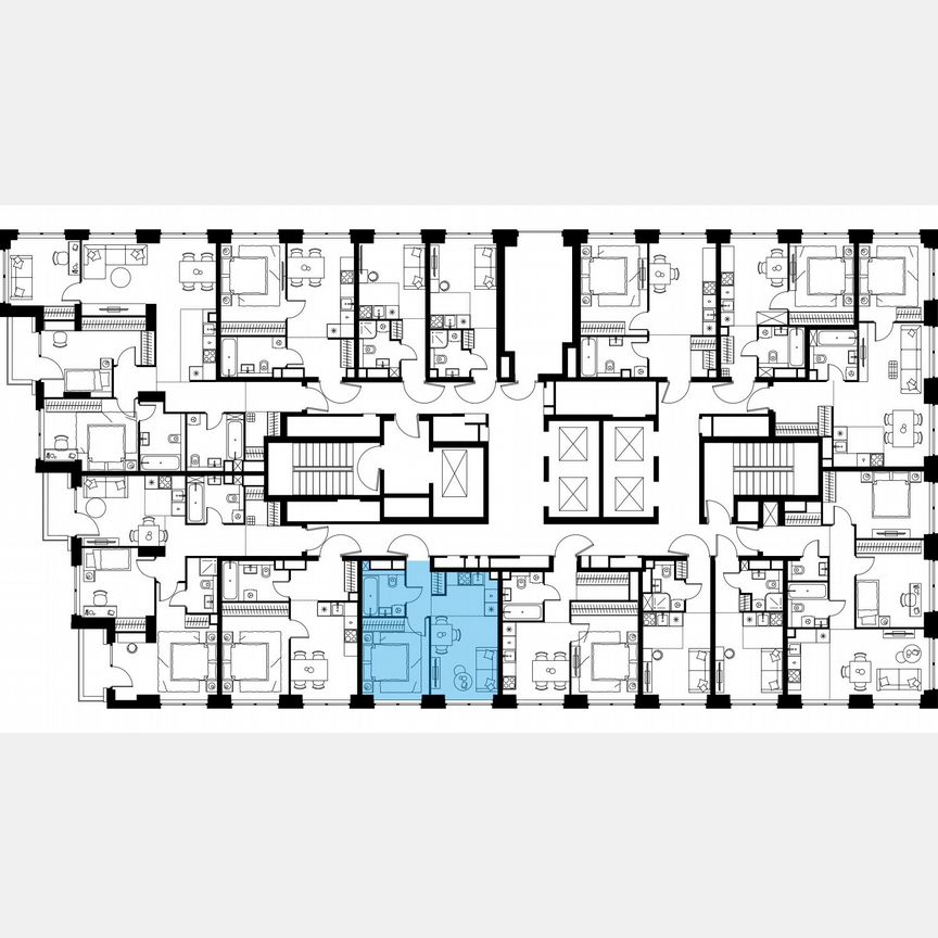 2-к. квартира, 33,9 м², 11/48 эт.