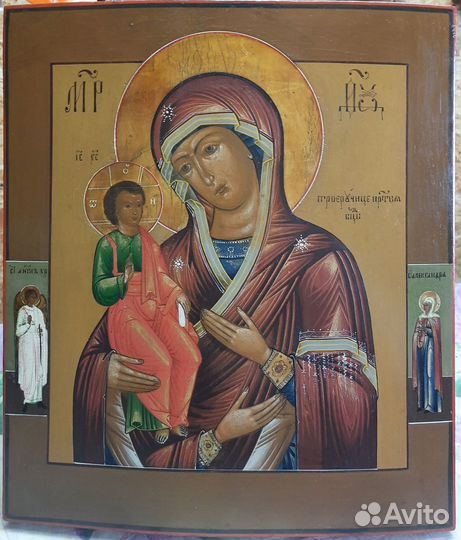 Старинные иконы. Пр. Бца Троеручица