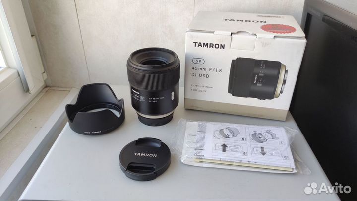 Tamron SP 45mm f/1.8 Di USD для Sony A как новый