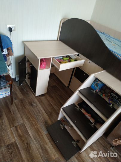 Детская кровать от 3 лет с бортиками