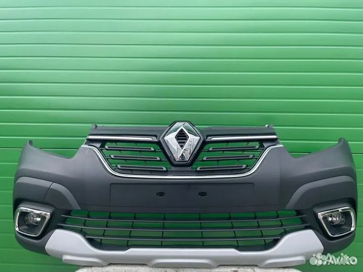 Renault logan передний бампер в сборе