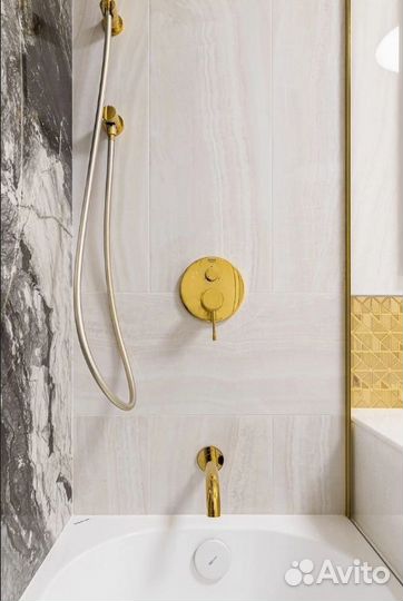 Душевой шланг Grohe золото