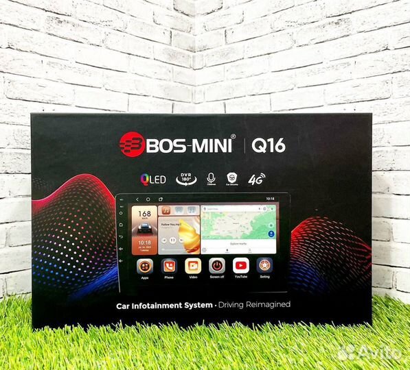 Автомагнитола Bos-mini Q16 4/128 гб