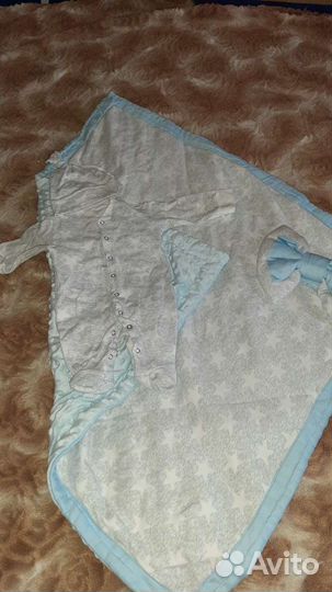 Конверт на выписку для мальчика летний