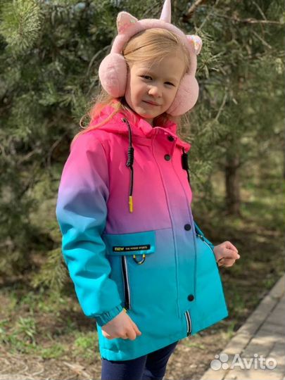 Детская куртка ветровка весенняя для девочки