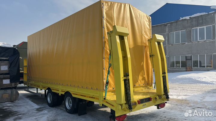 Прицеп трал (тяжеловоз) Авиком 8871Т-04 никзорамный тентованный, 2024