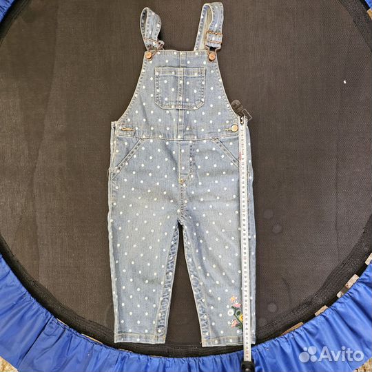 Джинсовый комбинезон для девочки