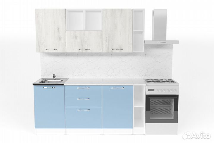 Кухонный гарнитур Мария макси 4 1800 мм