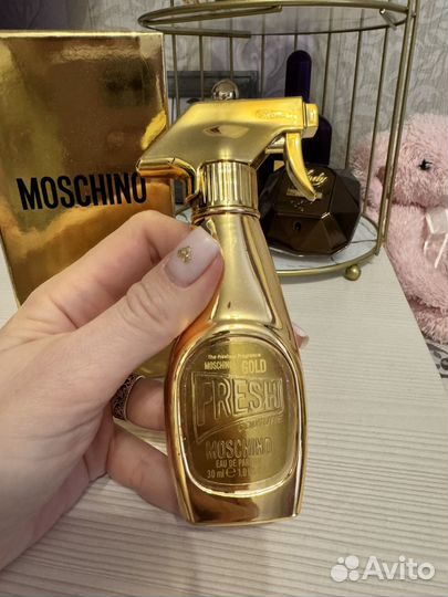 Moschino Fresh gold eau de parfum 30мл. Оригинал