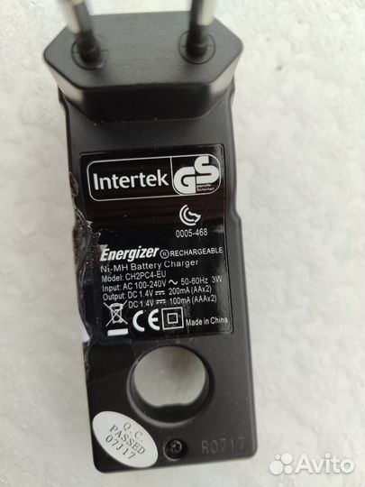 Зарядное устройство Energizer Mini Charger