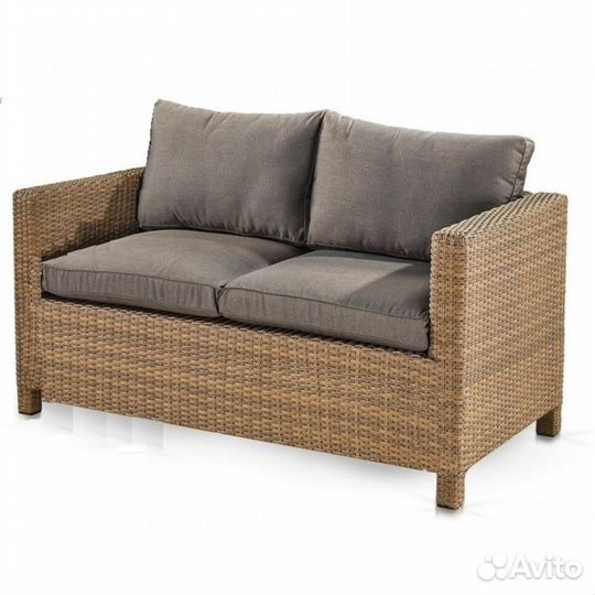 Плетеный диван S59B-W65 Light Brown. Ротанг