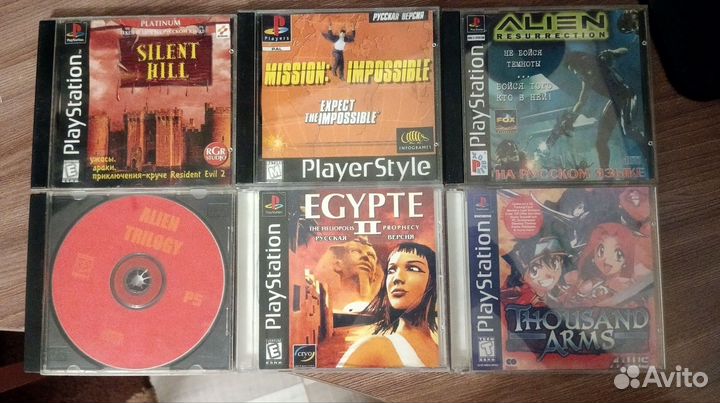 Диски для sony playstation 1