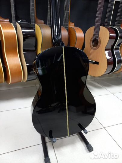 Черная Классическая гитара Fabio Новая