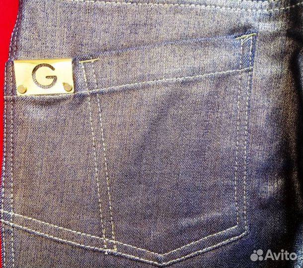 Джинсы Dolce&Gabbana золотые 44-46 W29