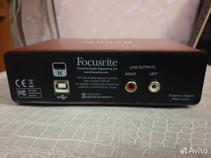 Focusrite Scarlett Solo 2nd Gen