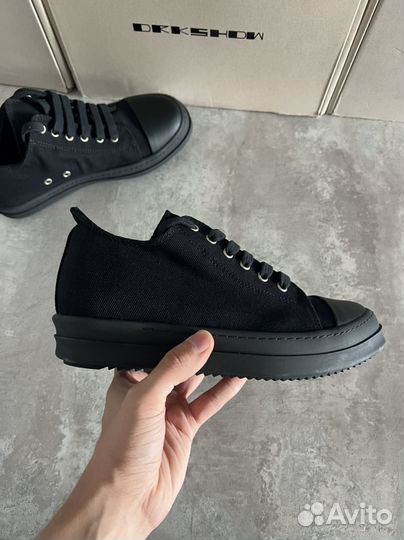 Rick Owens Ramones low black