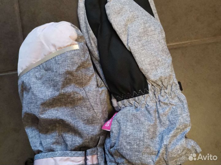 Варежки зимние футурино для девочки 12-14лет