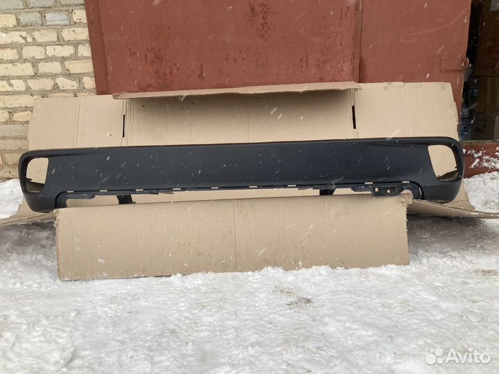 Юбка заднего бампера Toyota Hihglander 2013-2016