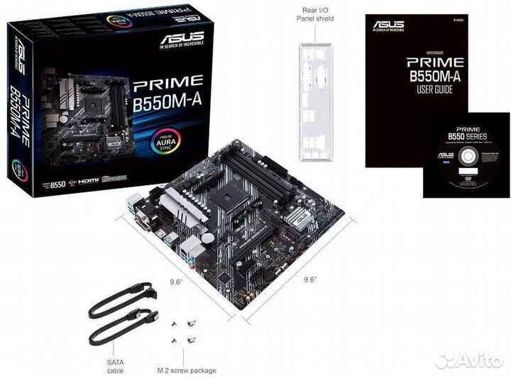 Материнская плата Asus prime B550M-A