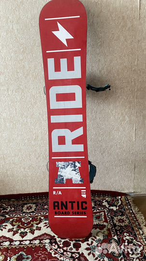 Сноуборд ride antic и ботинки K2