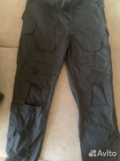 Форма тактическая черная (брюки, боевая рубаха)