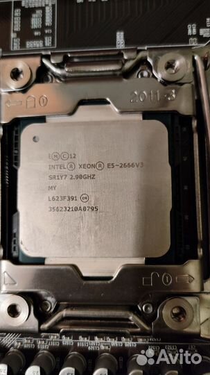 Комплект x99 + e5 2666 v3