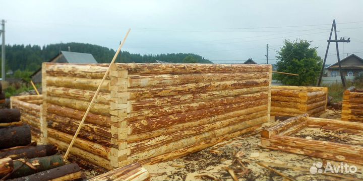 Сруб 6 на 3, 6 на 8