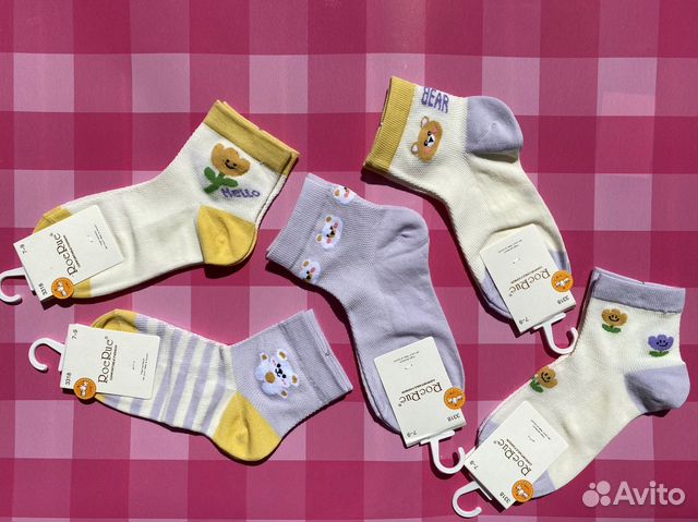 Носки для девочек летние