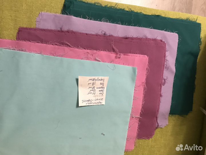 Сорочечная однотонная ткань для рукоделия, пэчворк