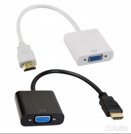 Адаптер hdmi на VGA черный
