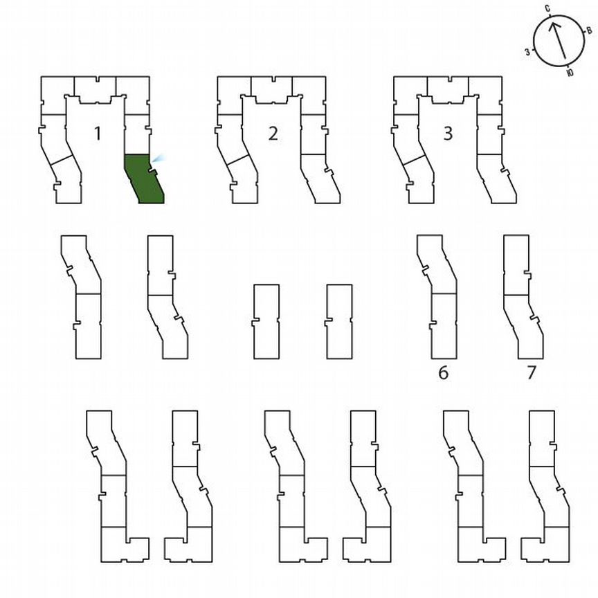 2-к. квартира, 66,5 м², 1/3 эт.