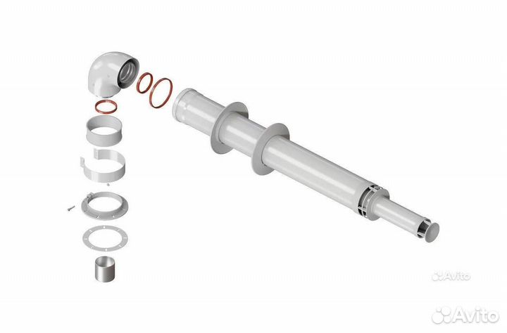Коаксиальный дымоход 60/100