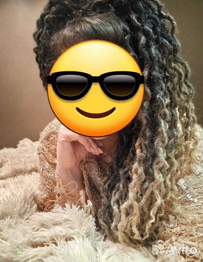 Дреды завитые комплект б/у