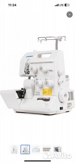 Оверлок juki mo 654de