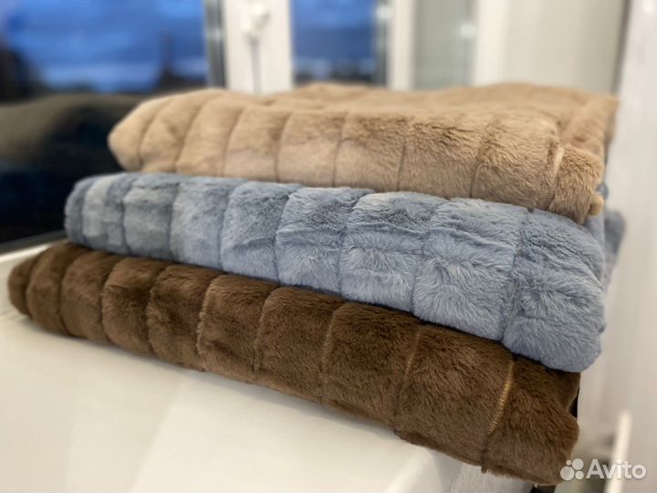 Плед кубик новый