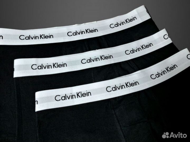 Трусы мужские боксеры calvin klein 3шт