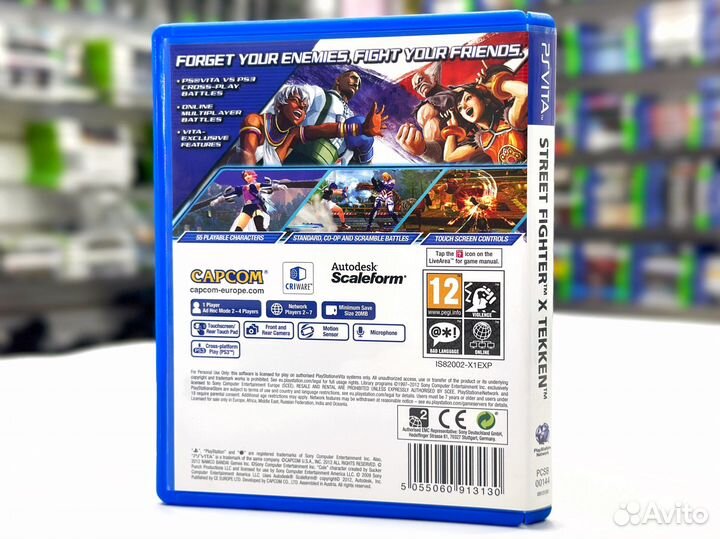 Street Fighter X Tekken RUS (PS Vita) Б\У