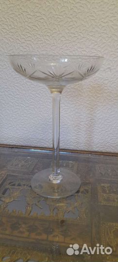 Ваза для фруктов на высокой ножке СССР