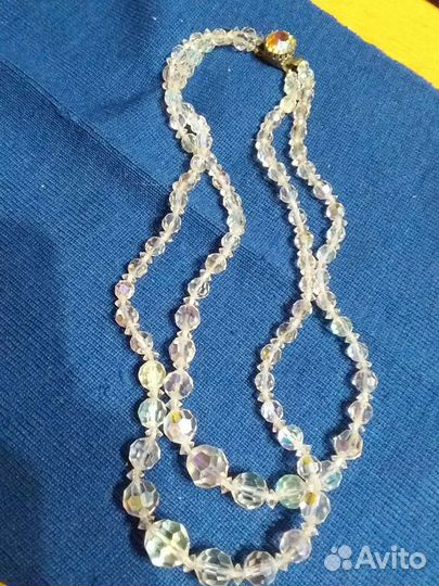 Винтажные чешские бусы аб