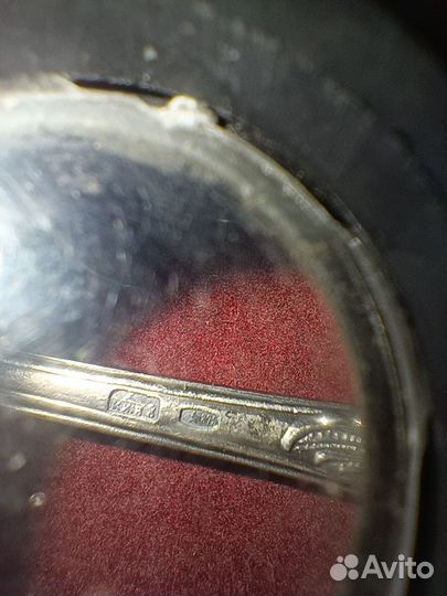 Чайная ложка серебро дубок