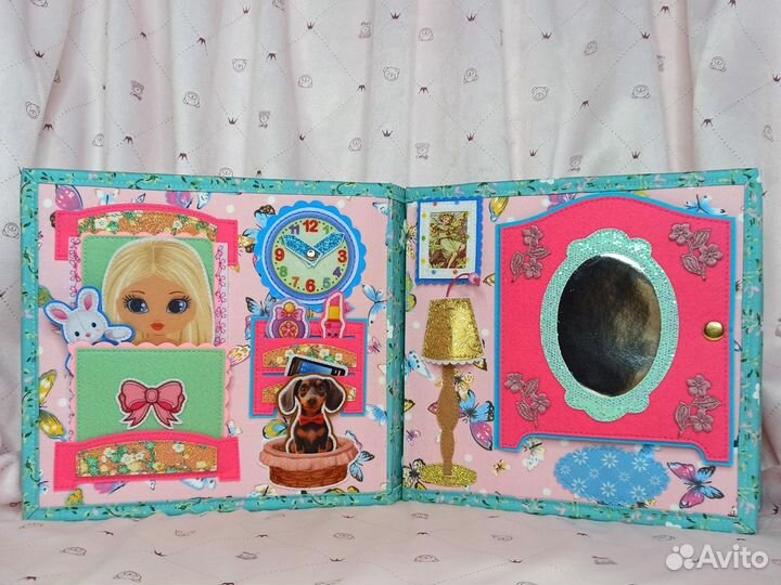 Развивающая книжка для девочки Кукольный домик