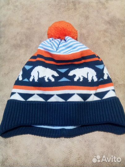 Шапка вязаная детская Медведи